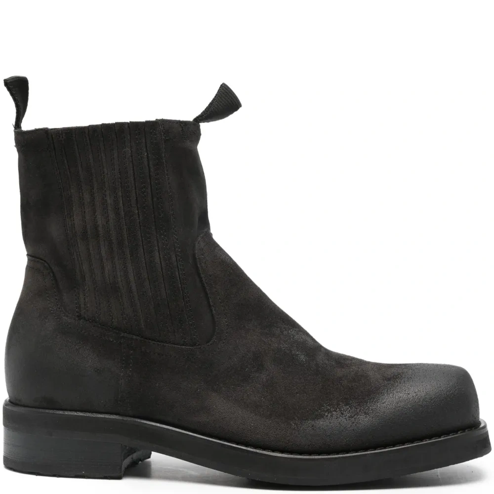 Ботинки с квадратным носком