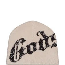 Шапка бини с логотипом и заклепками