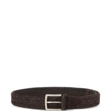 Плетеный ремень с пряжкой