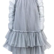 Платье с оборками