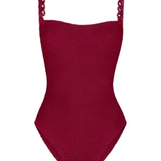 Слитный купальник Scarlett с цепочкой