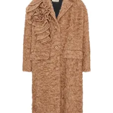 Пальто с длинными рукавами и оборками Пальто с длинными рукавами и оборками