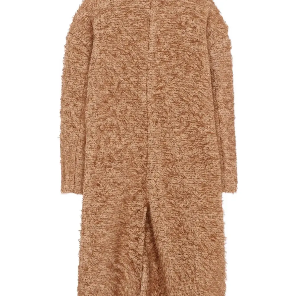 Пальто с длинными рукавами и оборками