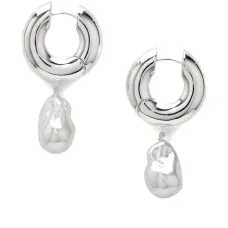 Серьги-кольца Perla