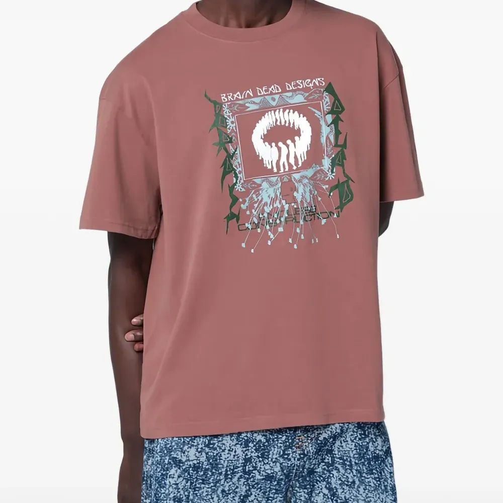 Футболка с короткими рукавами и графичным принтом