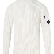 Флисовый свитер с круглым вырезом