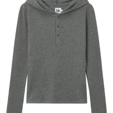 Худи на пуговицах