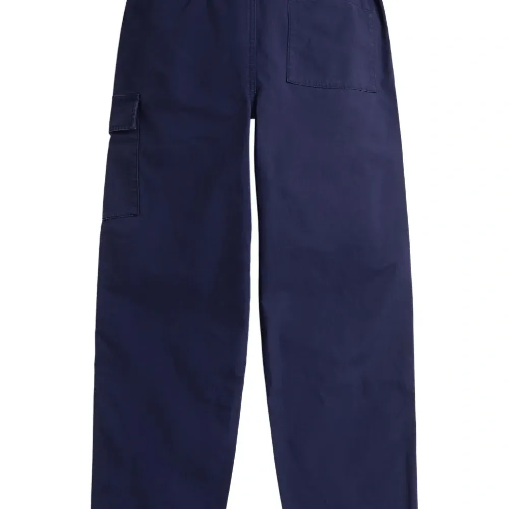 Брюки карго из канваса с вышивкой