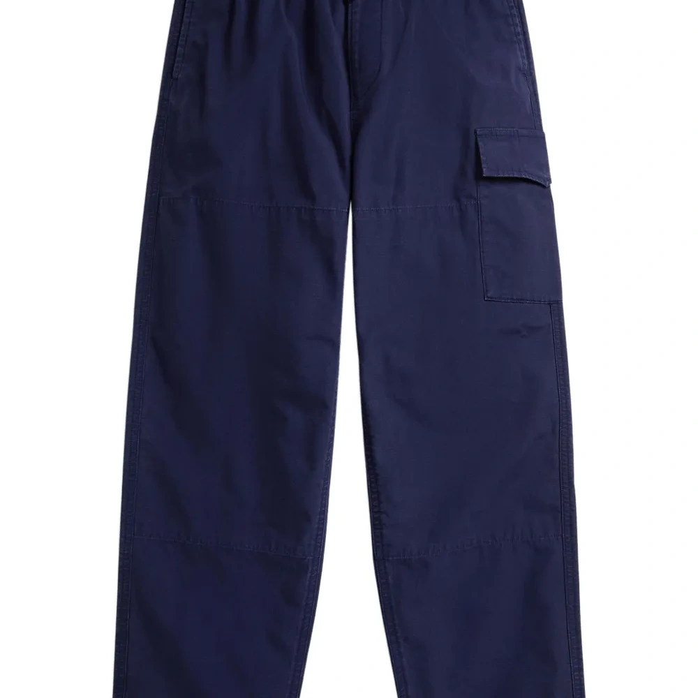 Брюки карго из канваса с вышивкой