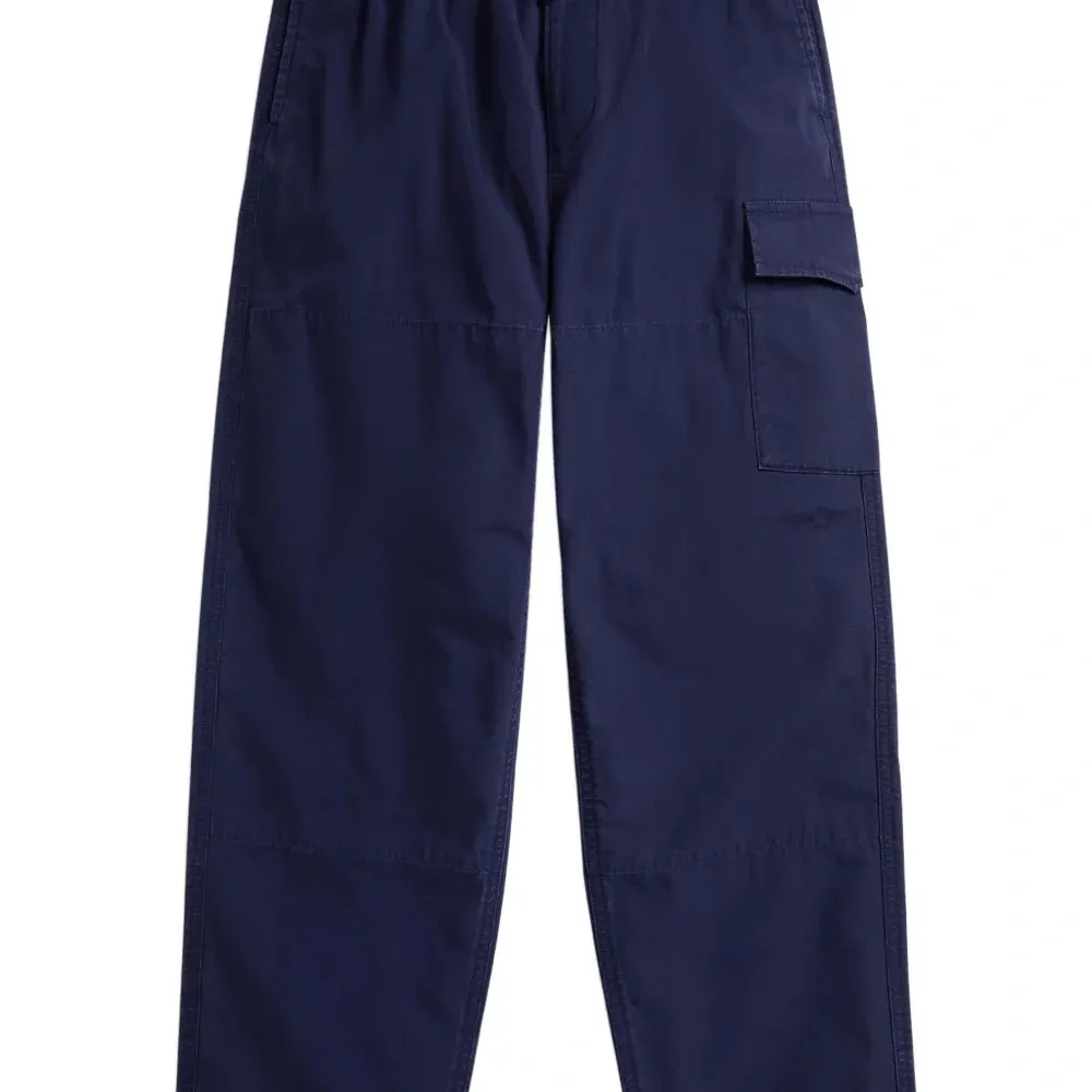 Брюки карго из канваса с вышивкой