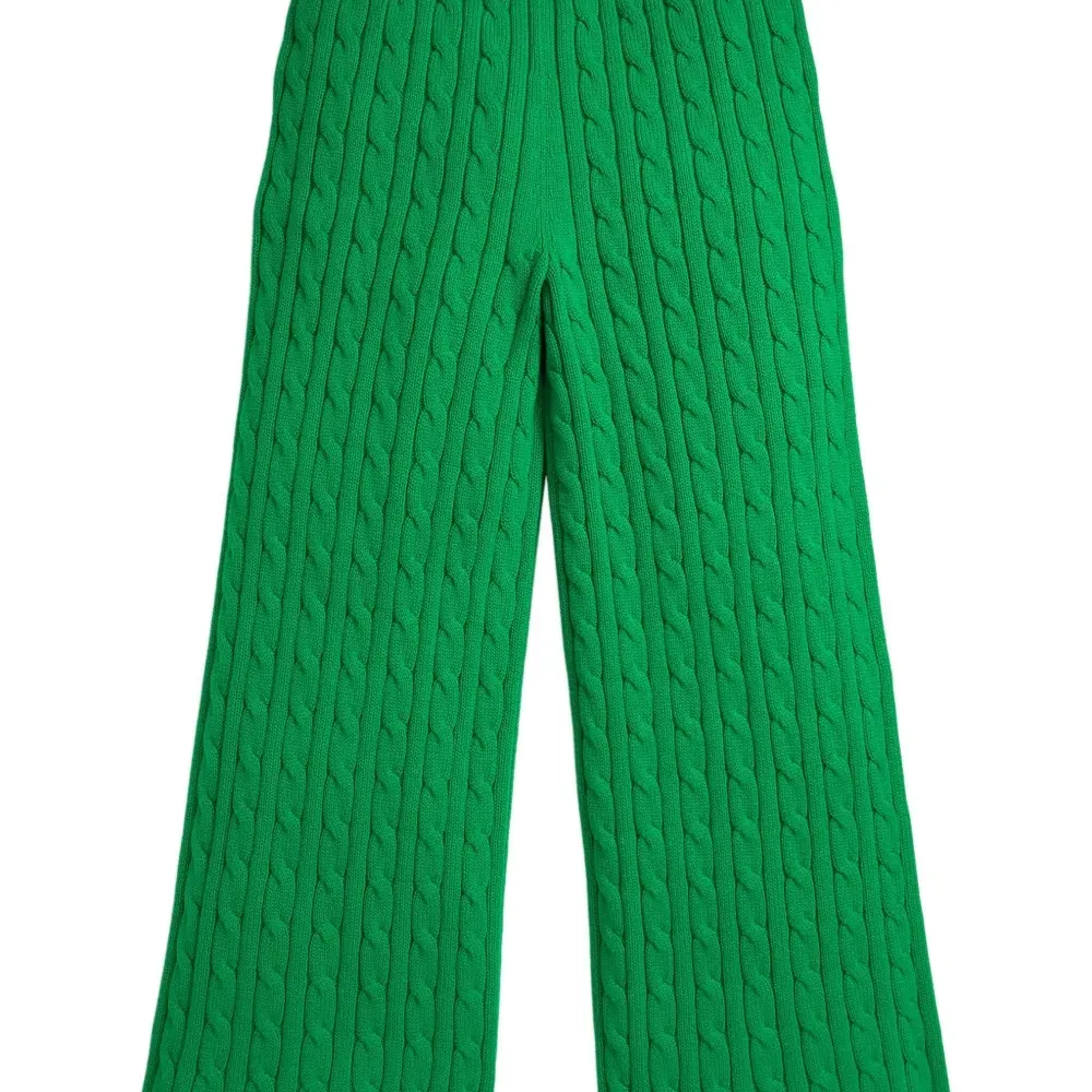 Брюки фактурной вязки