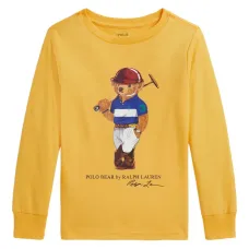 Хлопковый свитшот с длинными рукавами и медвежонком Polo