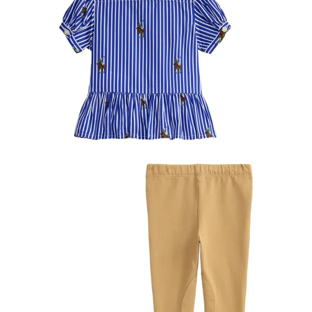 Комплект из брюк с медвежонком Polo