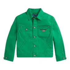 Джинсовая куртка на пуговицах