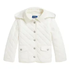 Стеганая куртка с вельветовой отделкой