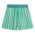 Полосатые шорты со складками