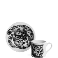 Кофейная пара с принтом