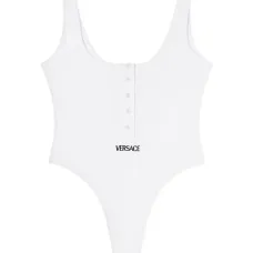 Боди в рубчик с вышитым логотипом Боди в рубчик с вышитым логотипом