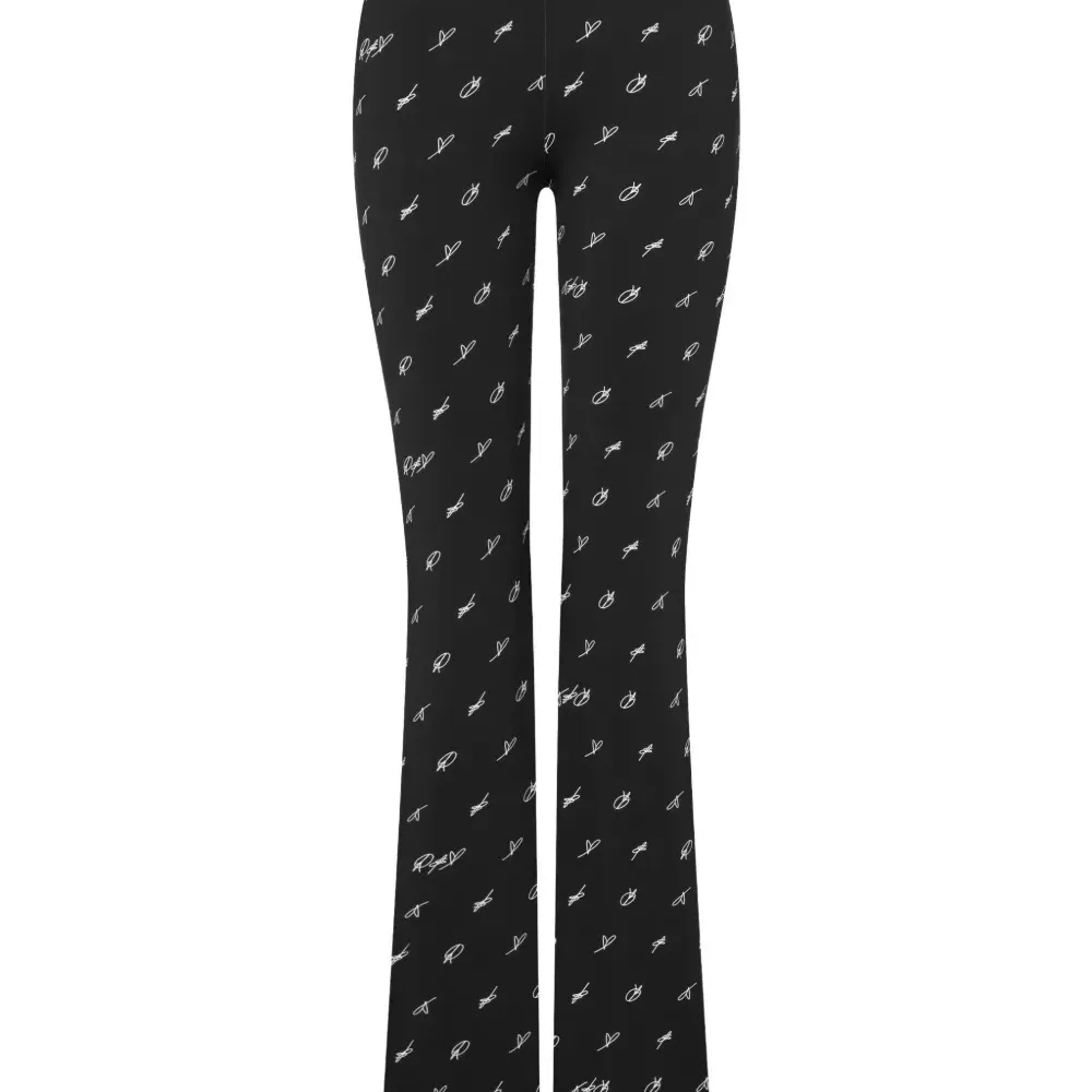 Расклешенные брюки с принтом