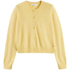 Кардиган с круглым вырезом