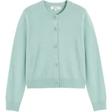 Кардиган с круглым вырезом