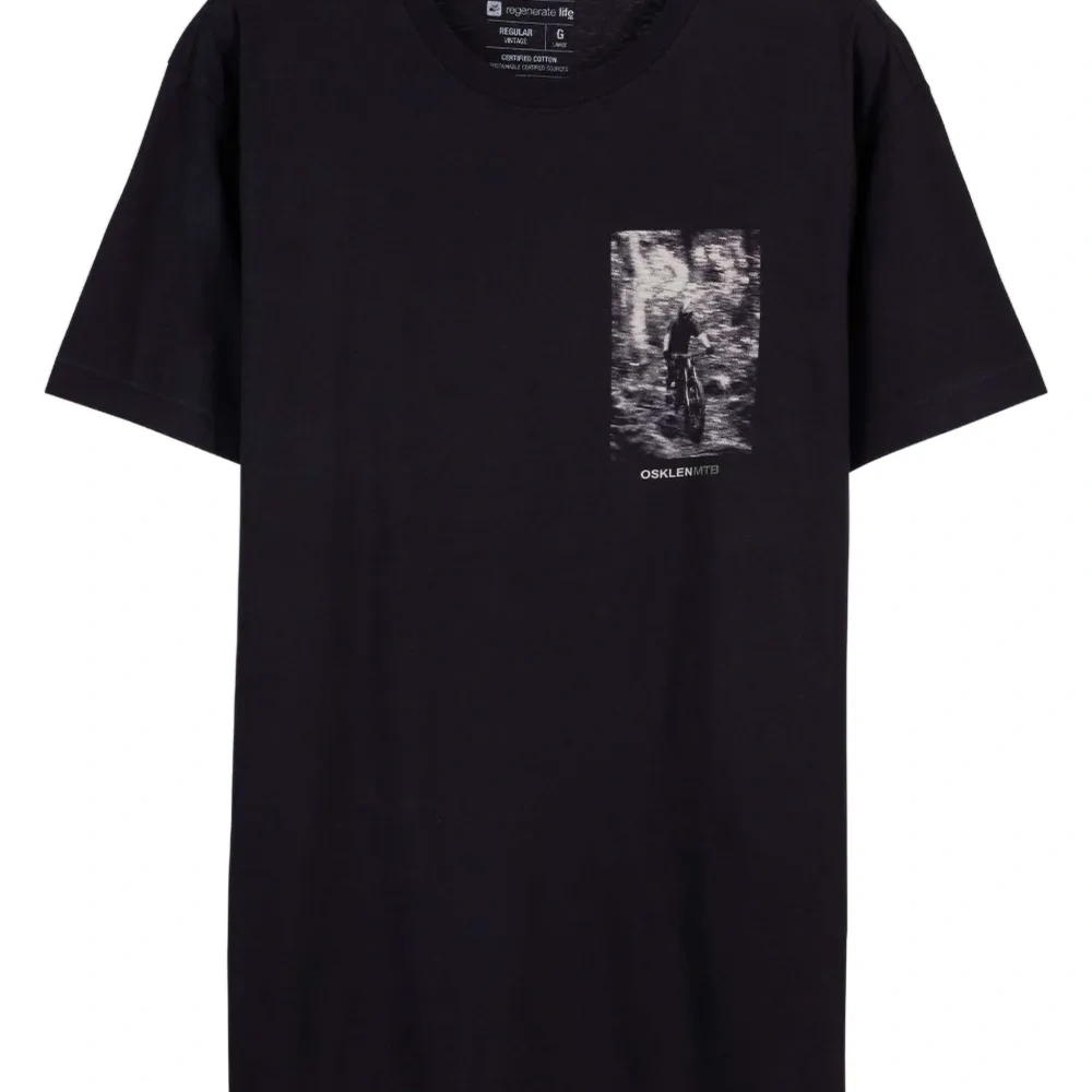 Винтажная футболка MTB с графическим принтом