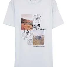 Футболка с принтом