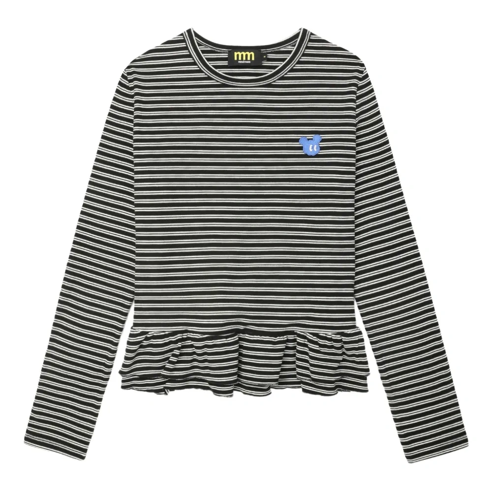 Полосатая футболка с длинными рукавами