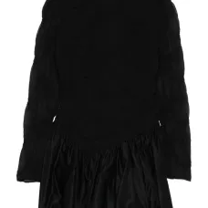 Платье мини со сборками