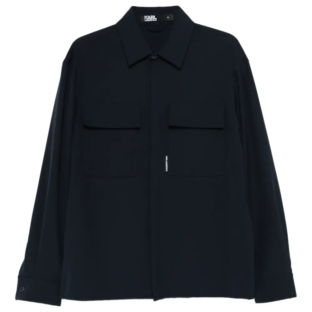 Рубашка с нагрудными карманами