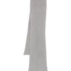 Шарф в рубчик с логотипом