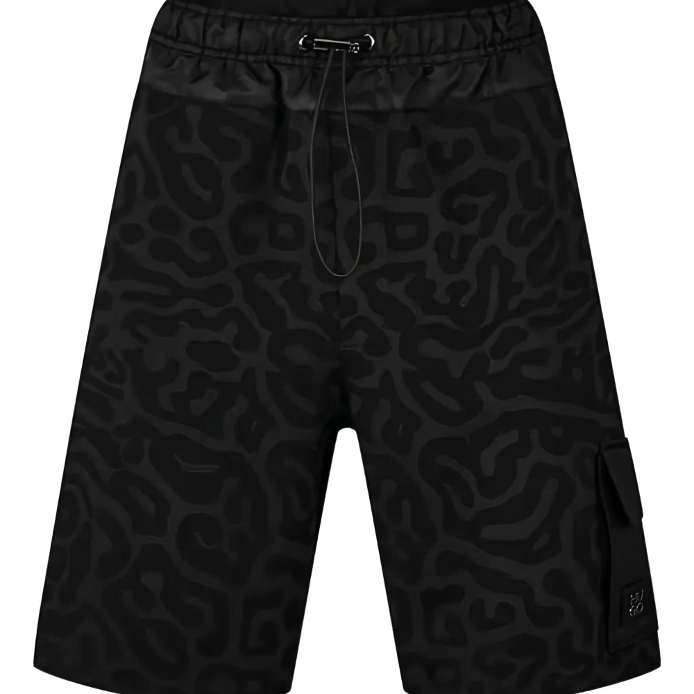 Спортивные брюки карго с принтом