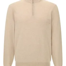 Свитер с воротником на молнии