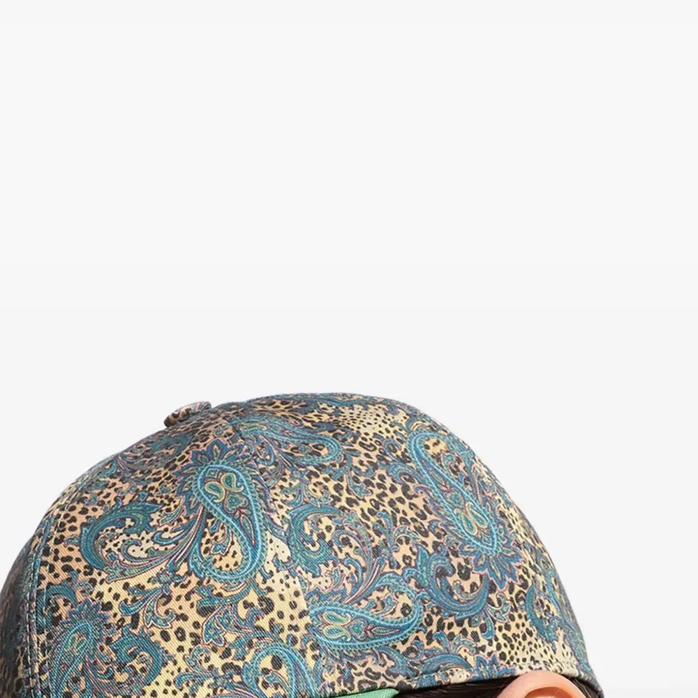 Бейсболка с принтом пейсли