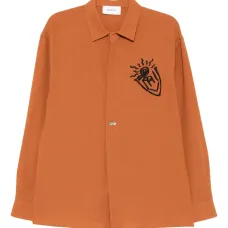 Рубашка с графичным принтом