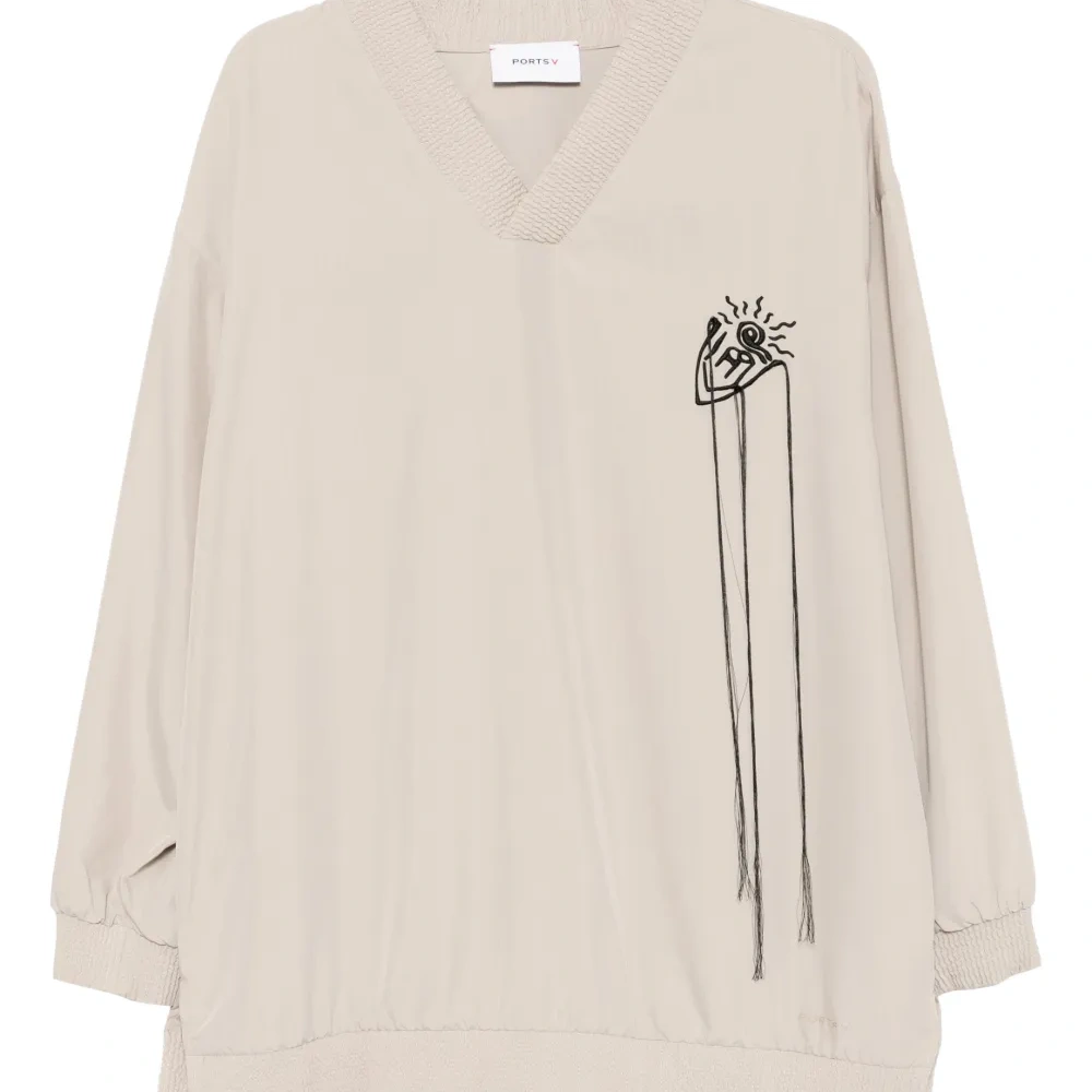 Толстовка с графичным принтом