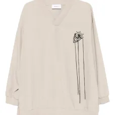 Толстовка с графичным принтом