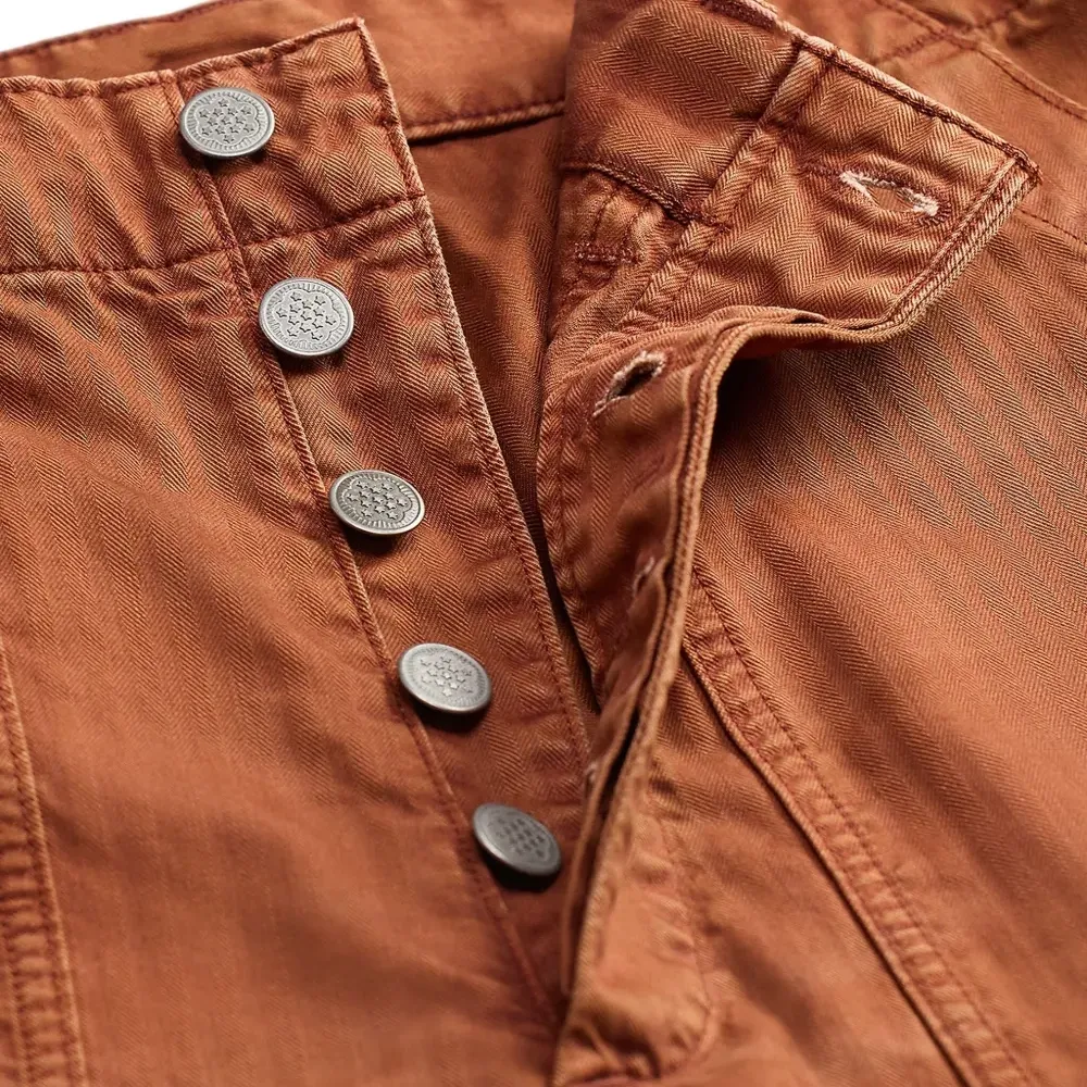 Брюки с застежкой на пуговицах