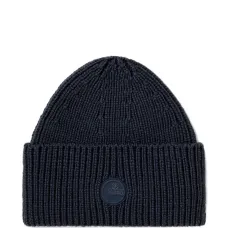 Шерстяная шапка бини с логотипом