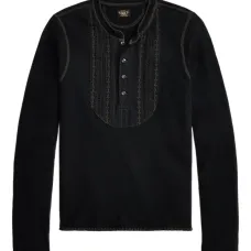 Футболка Henley с вышивкой