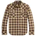 Клетчатая рубашка с длинными рукавами