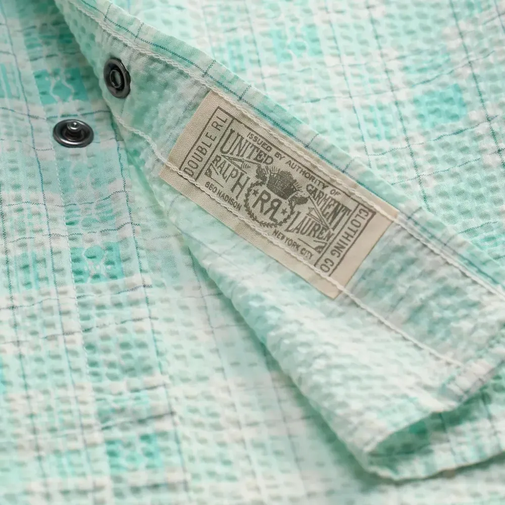 Клетчатая рубашка на пуговицах