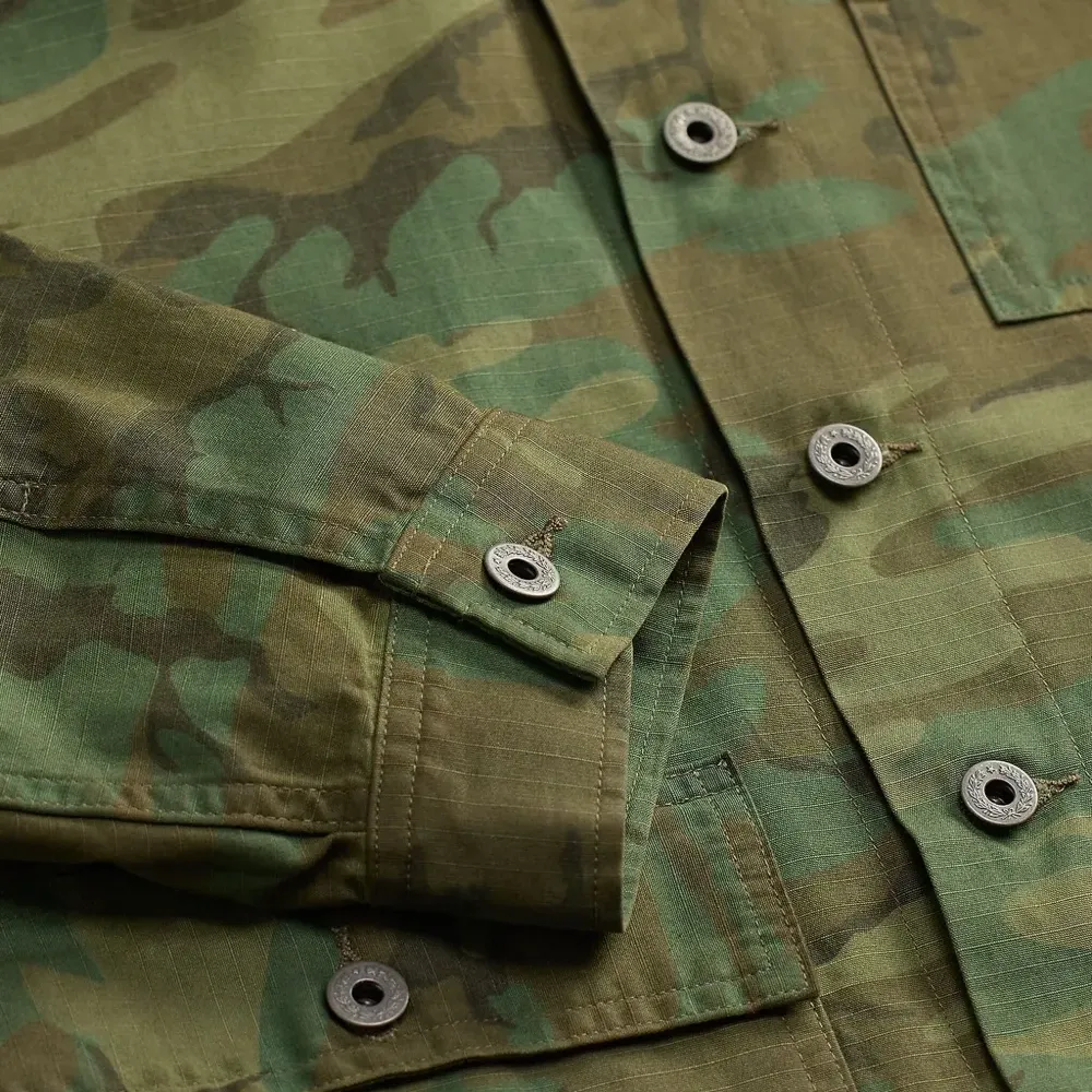 Рубашка с камуфляжным принтом