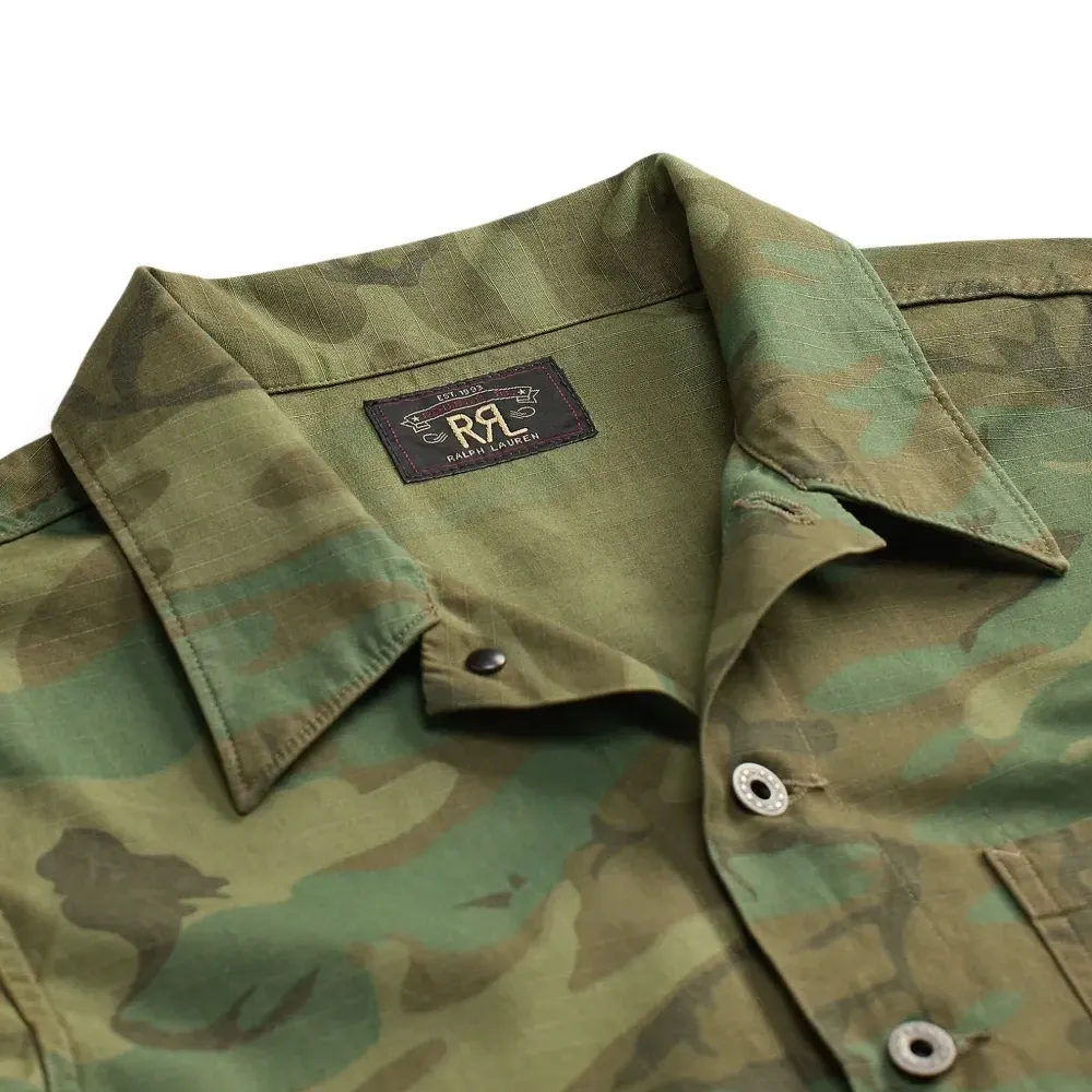 Рубашка с камуфляжным принтом