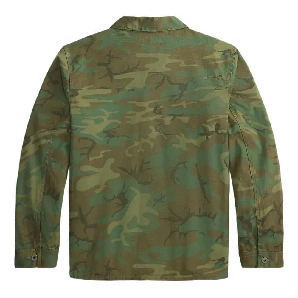 Рубашка с камуфляжным принтом