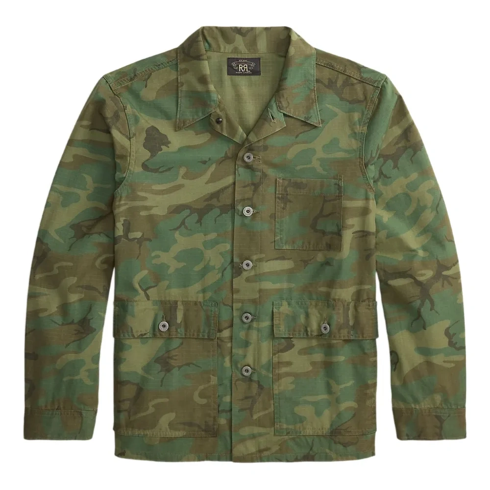 Рубашка с камуфляжным принтом