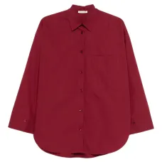 Рубашка с нагрудным карманом и длинными рукавами