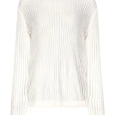 Полупрозрачный джемпер Hedora в рубчик