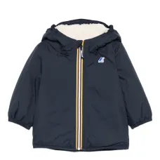 Полосатая куртка с капюшоном