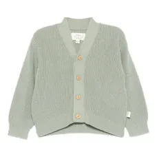 Кардиган в рубчик на пуговицах
